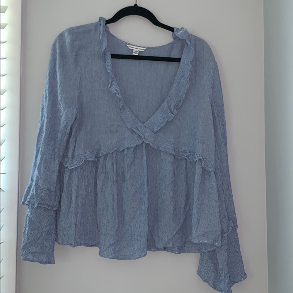 American Eagle Outfitters striped blouse